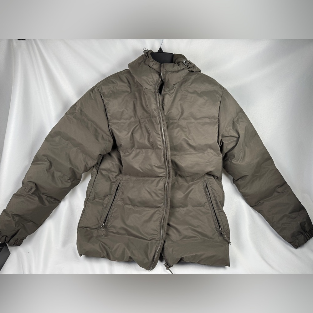 H&M Green/Brown puffy jacket, new with tags, size small